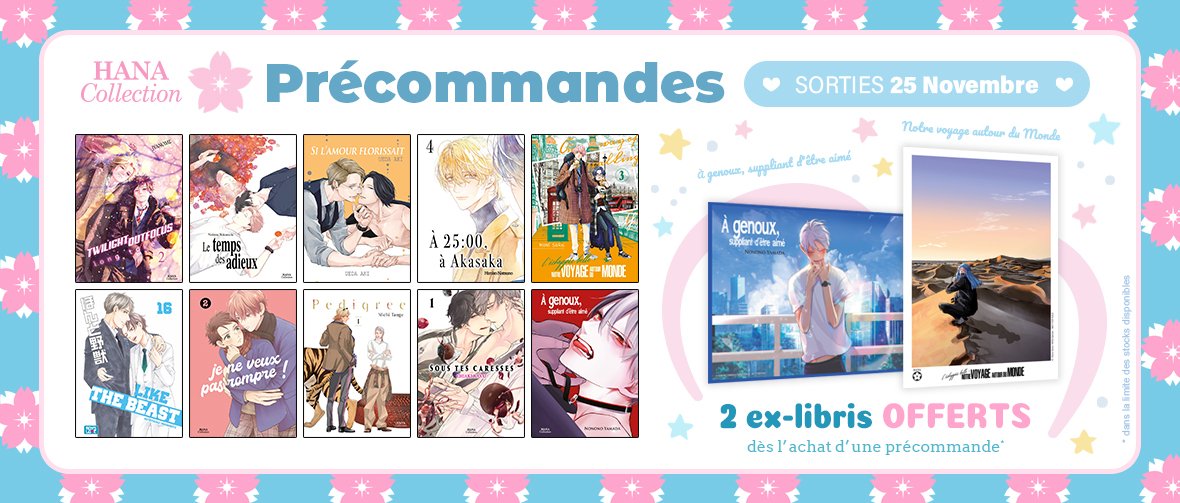 Offre Précommande Hana : 2 ex-libris OFFERTS