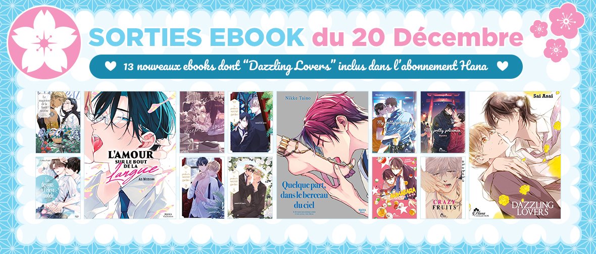 Hana Book : 13 nouveaux ebooks disponibles