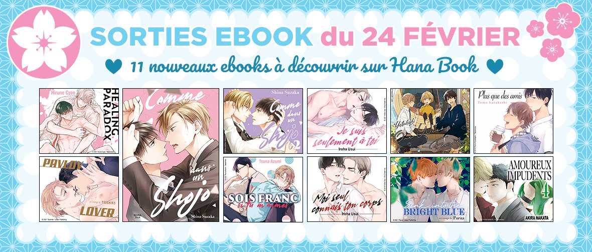 Hana Book : 11 nouveaux ebooks disponibles