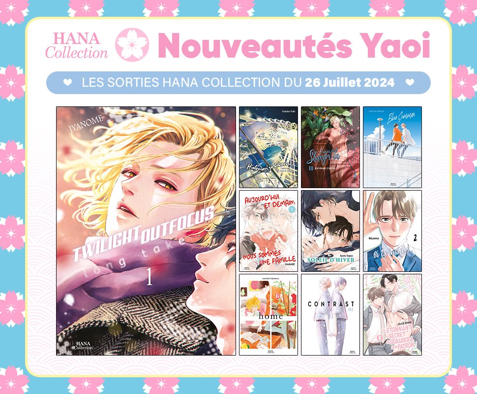 10 nouveaux yaois Hana Collection disponibles