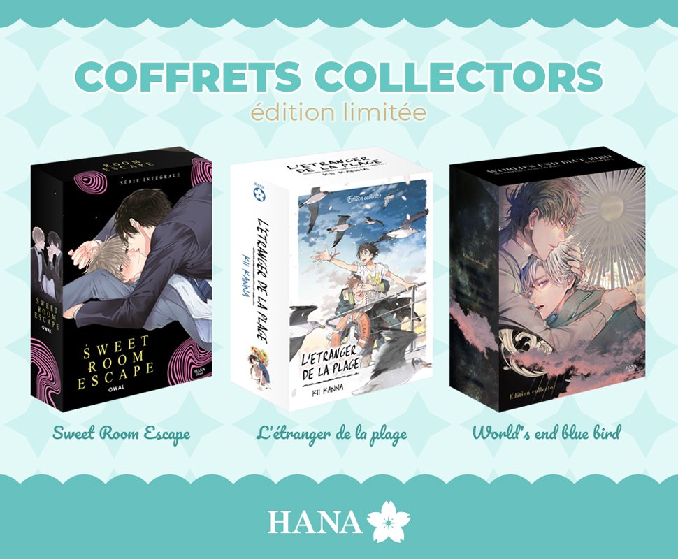 3 coffrets Hana édition collector limitée