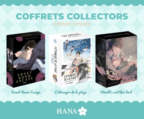 Disponibles dès le 16 août : 3 nouveaux coffrets de Hana Book