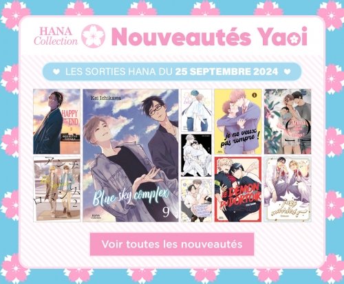 10 nouveaux yaois Hana Collection disponibles