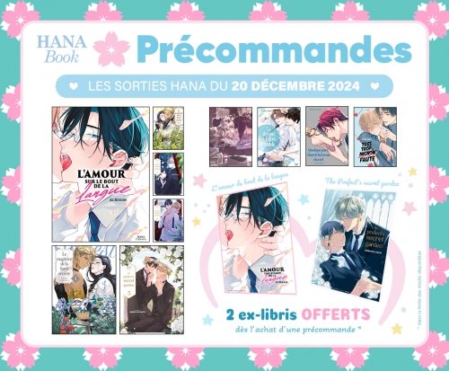 Offre Précommande Hana : 2 ex-libris OFFERTS