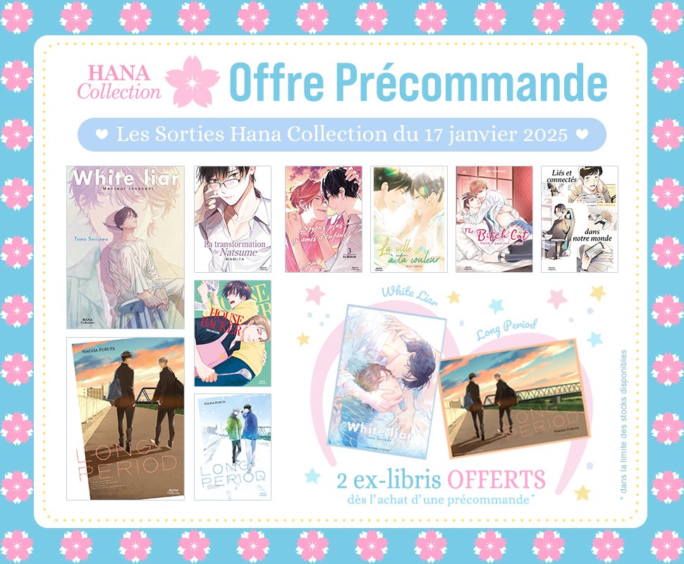 Offre Précommande Hana : 2 ex-libris OFFERTS