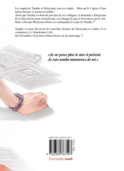 IMAGE 2 : Amants sous contrat - Livre (Manga) - Yaoi - Hana Book