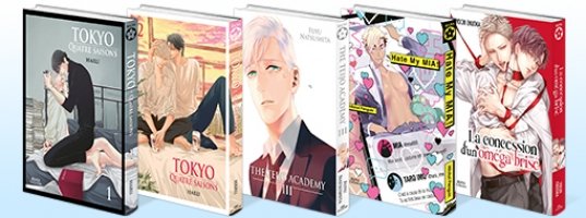 Pack Hana Collection - Partie 73 - 5 Mangas (Livres) - Yaoi